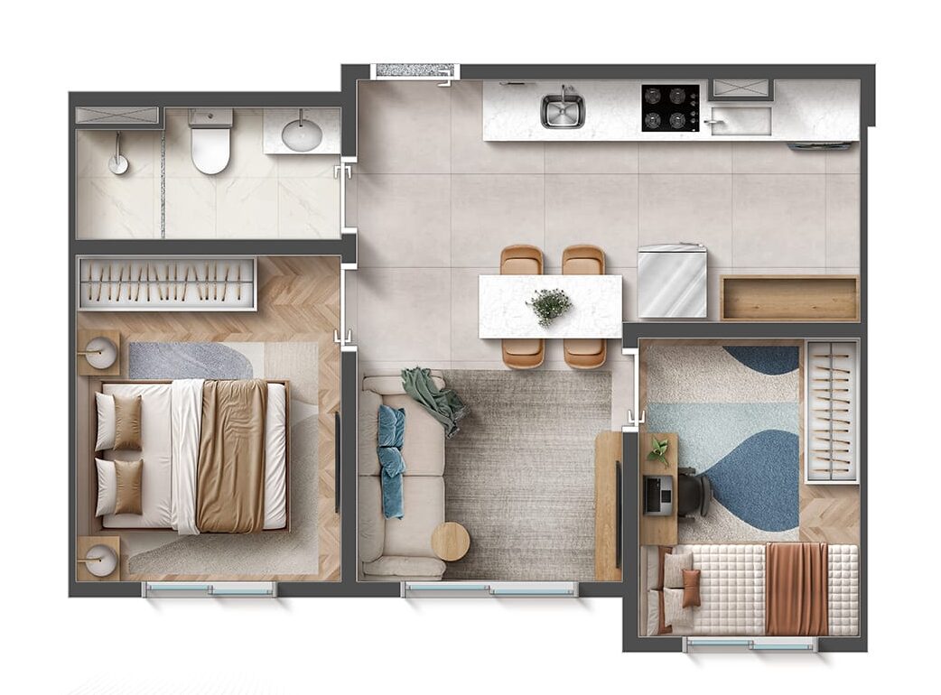 35m²